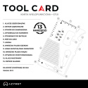 Multitool - TOOL CARD - Karta survivalowa wielofunkcyjna [AZYMUT]